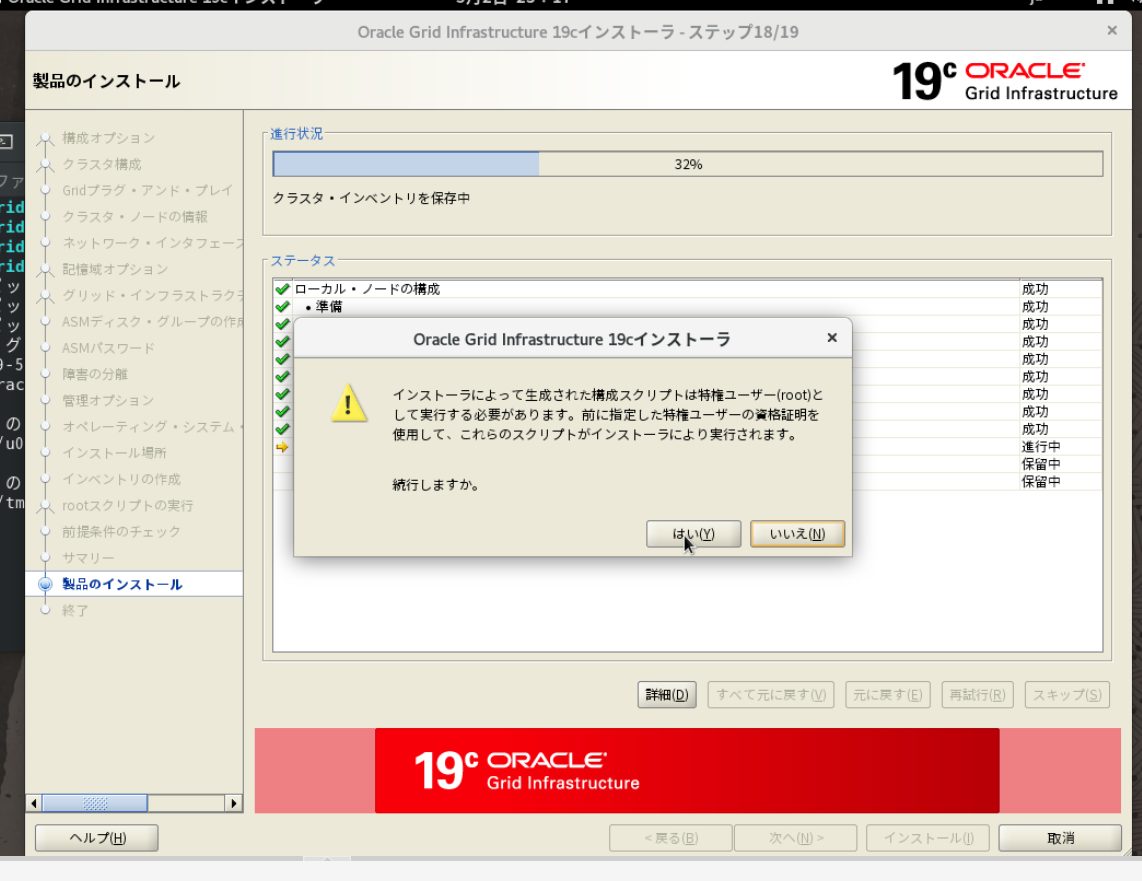ステップ18 続行ダイアログ